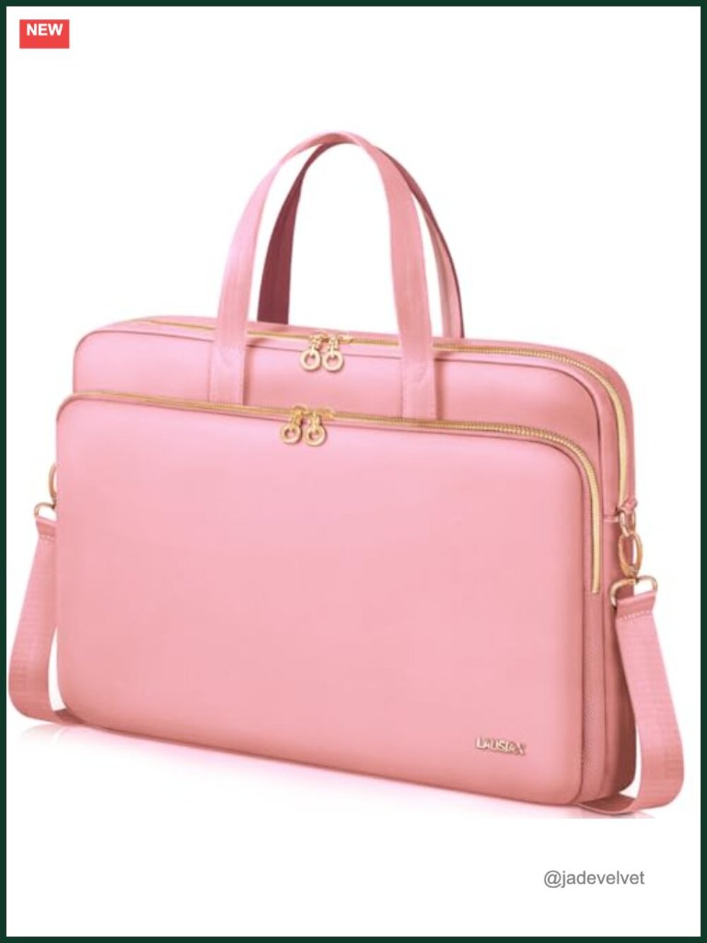 17.3 inch Laptop Messenger Bag Briefcase with Adjustable Strap,